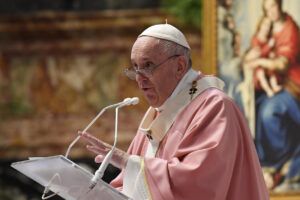 Pope Francis at Mass with the Philippine community on Sunday