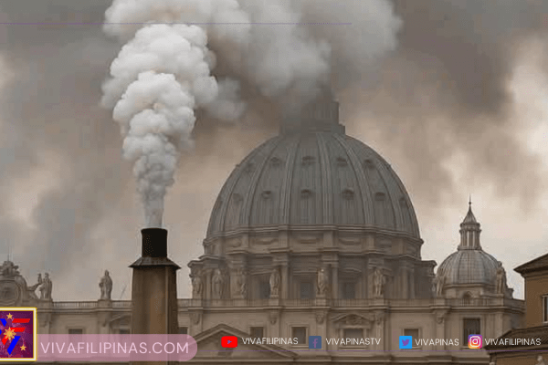BREAKING NEWS: WHITE SMOKE RISES — A NEW POPE HAS BEEN ELECTED vivafilipinas08052025_2